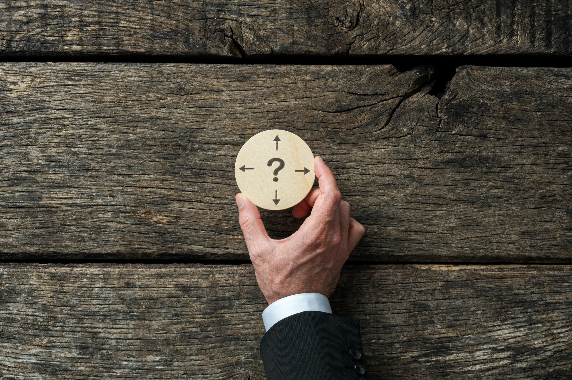 Business planning and decision conceptual image